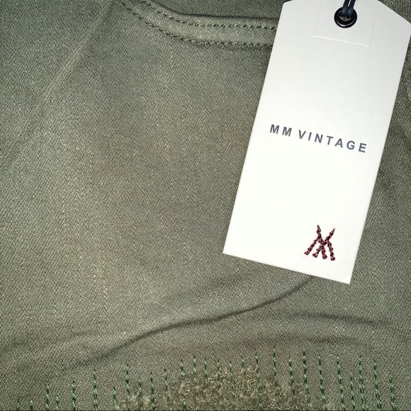 MissMe Vintage • Olive Green, Embroidered Jeans - Picture 3 of 8